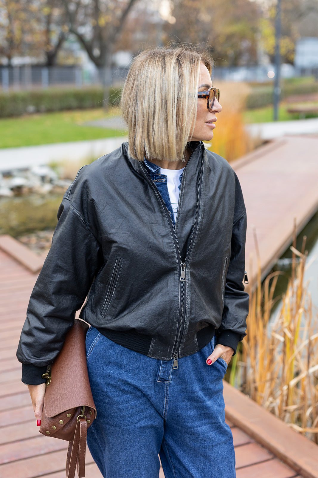 Prémium Női Bőr Dzseki - BLF5122FIX