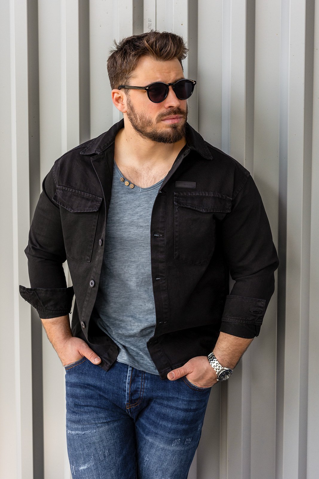 Férfi Farmerdzseki - MIF234