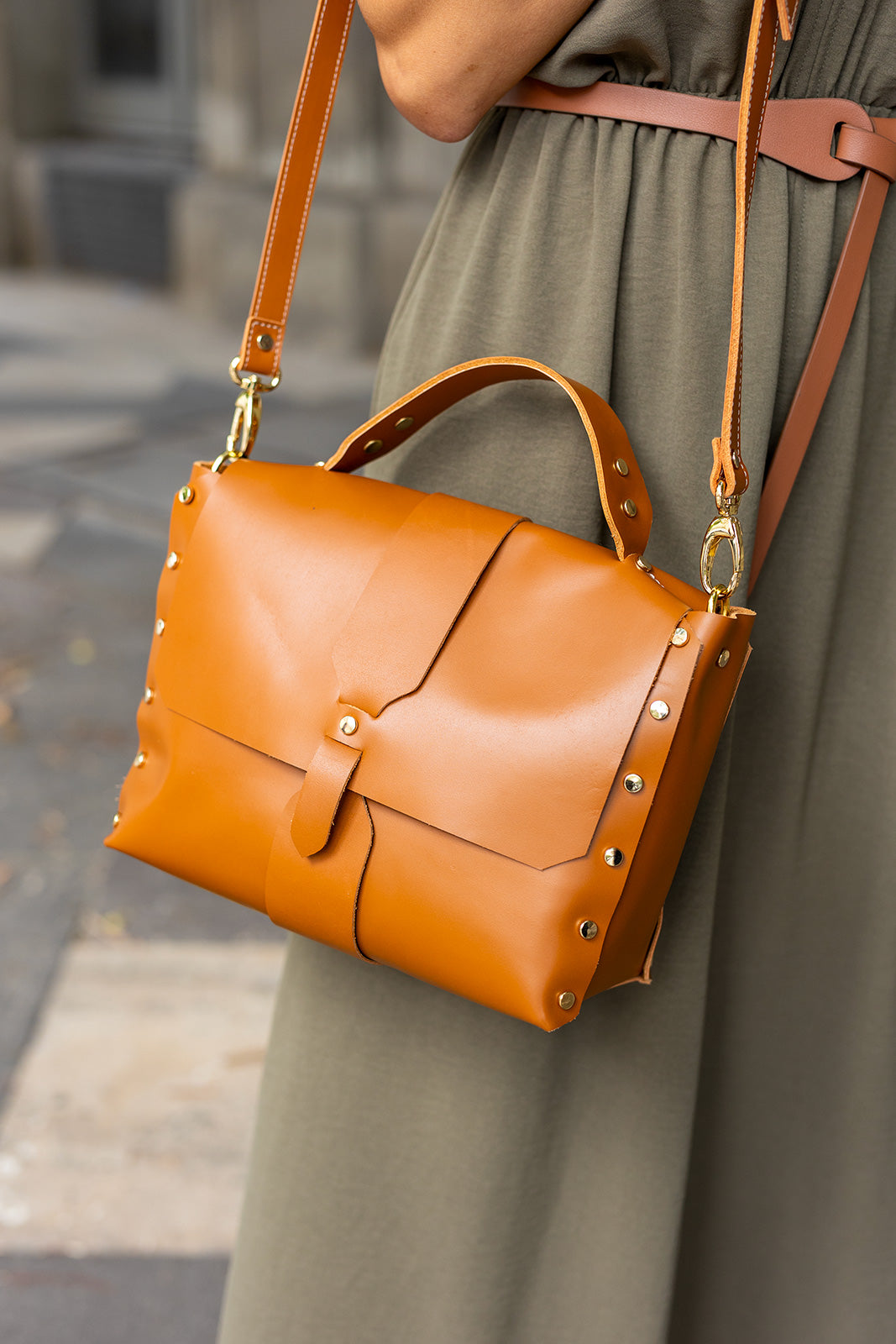 Premium Women's Leather Bag - BLT58BLFIX